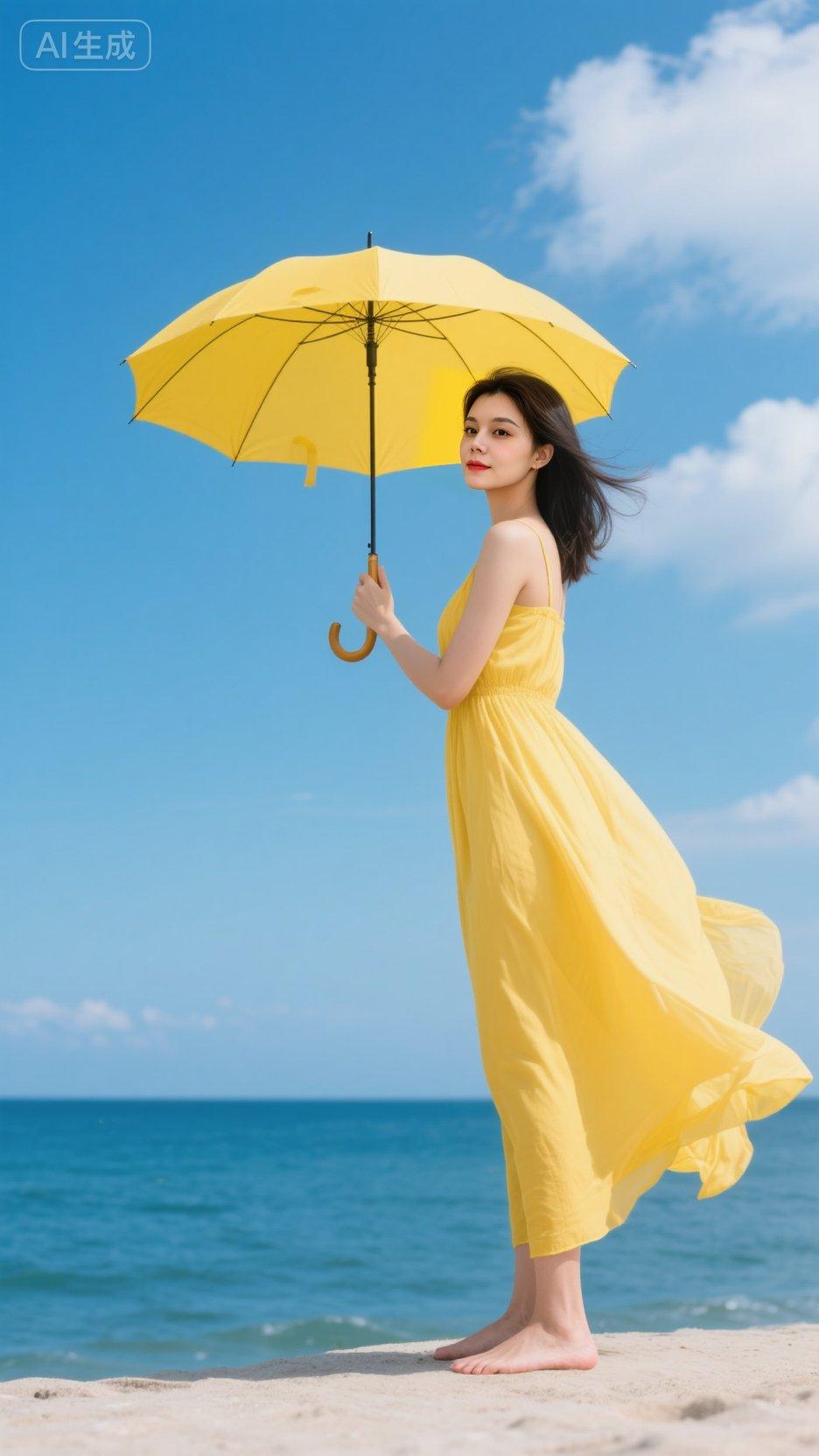 浪漫沙滩女孩