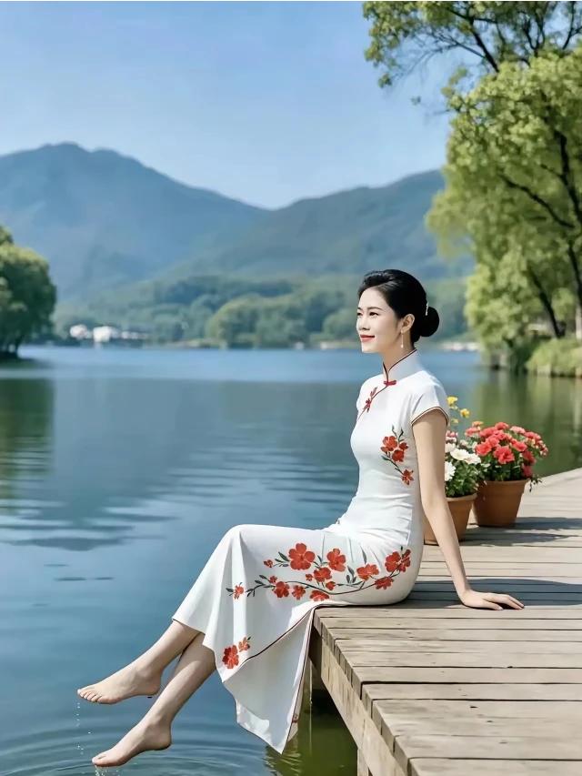 文笔挑战：
上联：居山不问红尘事，
下联：归隐田园消俗念。