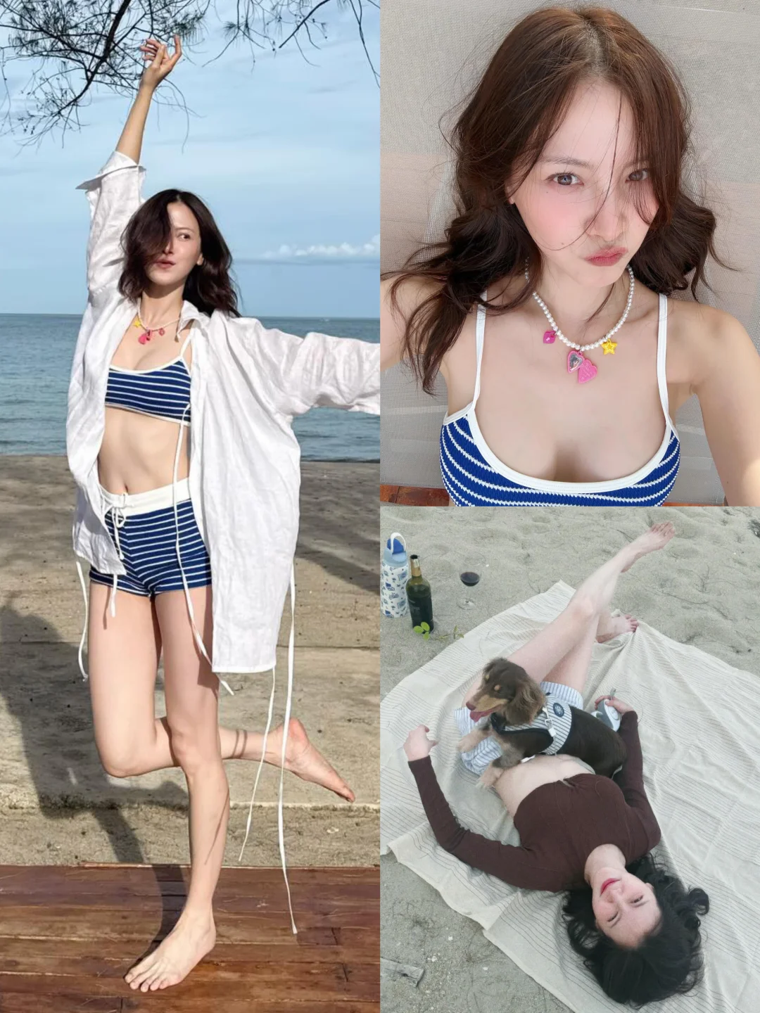 小水ins更新，度假穿搭好养眼啊
