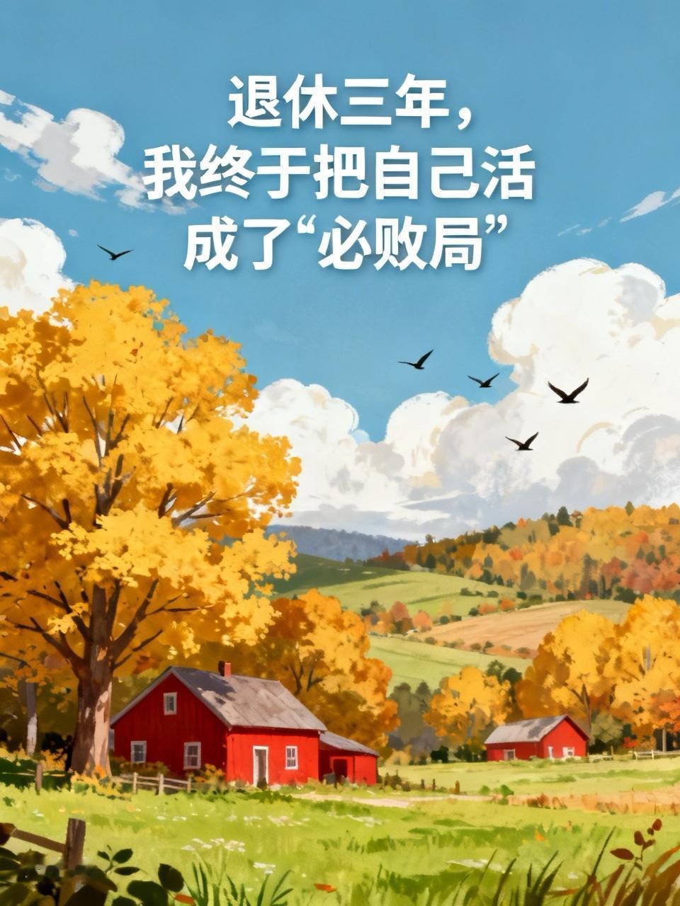 退休三年，我终于把自己活成了“必败局”

姐妹们，我跟你们说个真事儿。

上个月