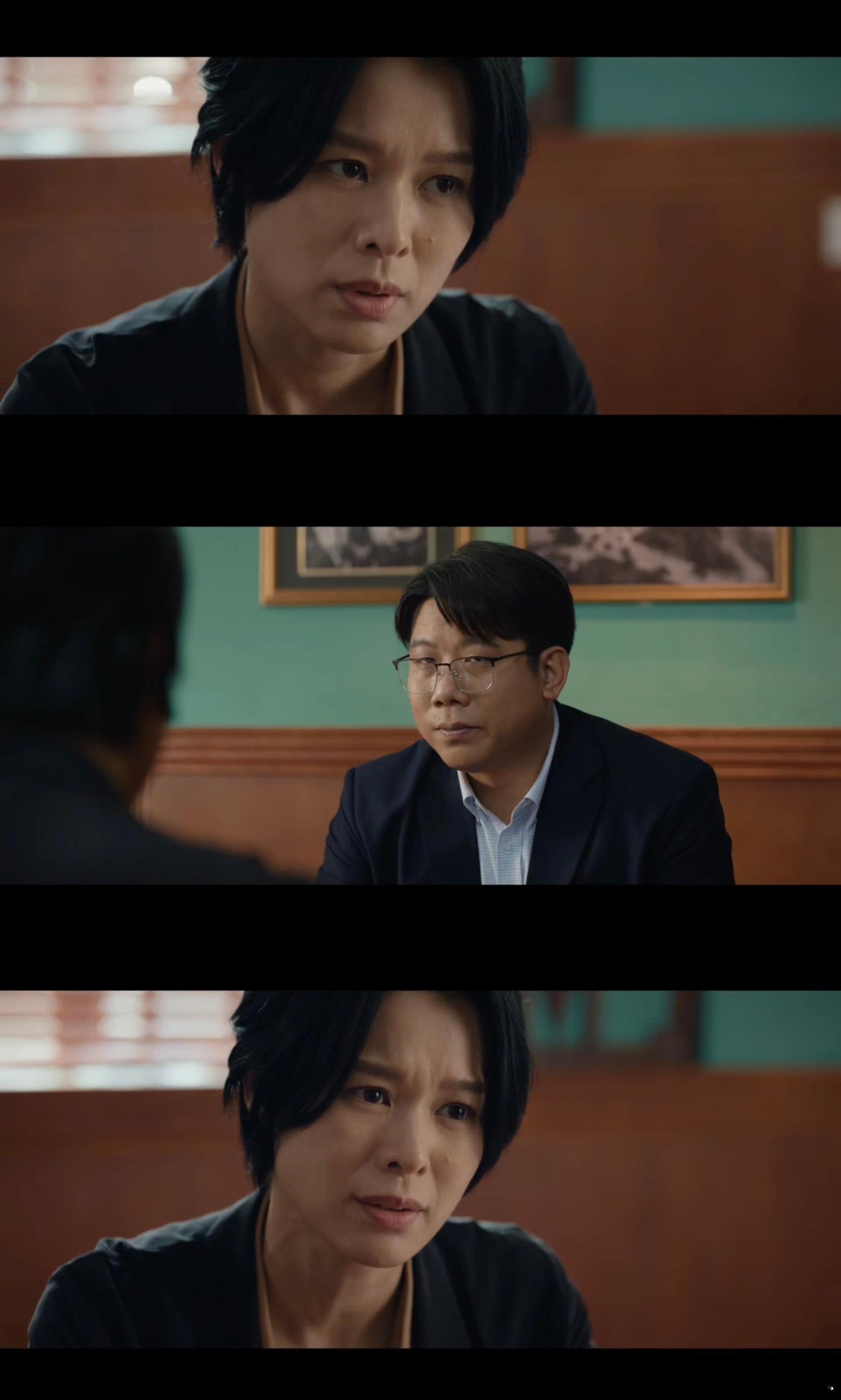 胡杏儿来内娱再火一次怎么了 绝了！胡杏儿在《绝命法官》中，当妹妹扑进她怀里，紧绷