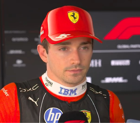 🎙️你觉得明天你还能争取胜利吗？Charles：我记得上一次我在这里P4起步的