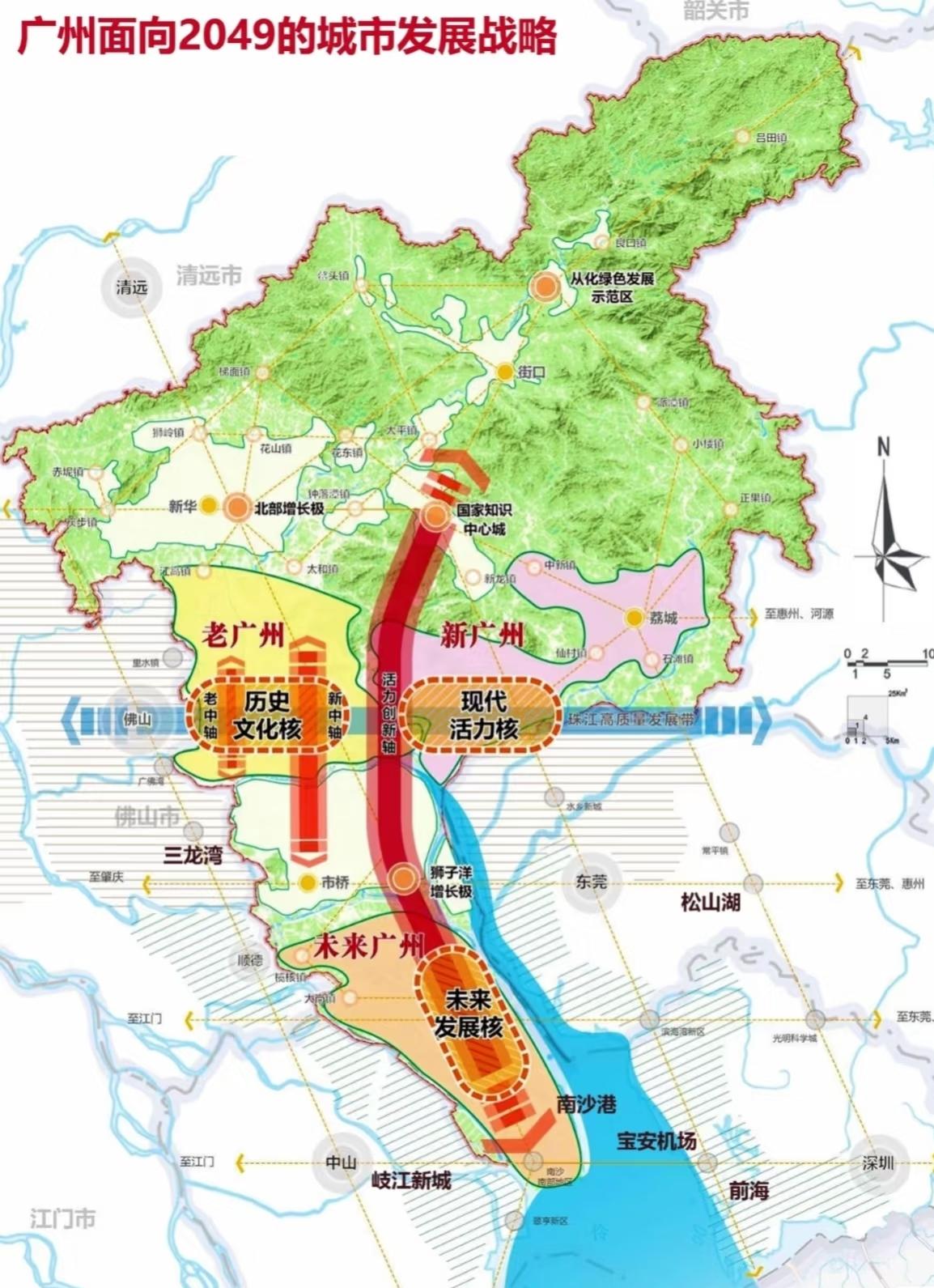 广州面向2049的城市发展战略，在南沙港[呲牙][呲牙][呲牙]
从发展的眼光看