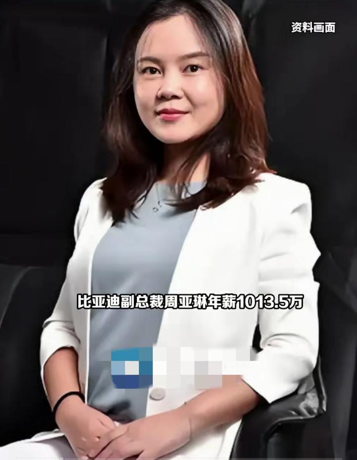 比亚迪这位女高管年薪一曝光，直接把A股职场天花板给掀了！

年报显示，财务总监周