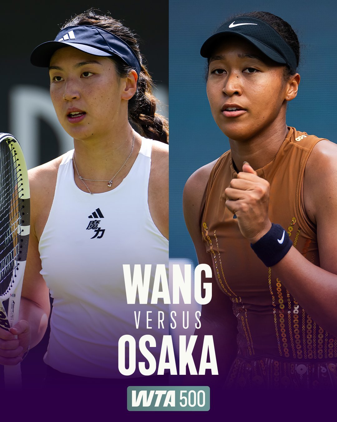 WTA500巴特洪堡站半决赛挥拍🙌两场对决你预测的胜者是？ 
