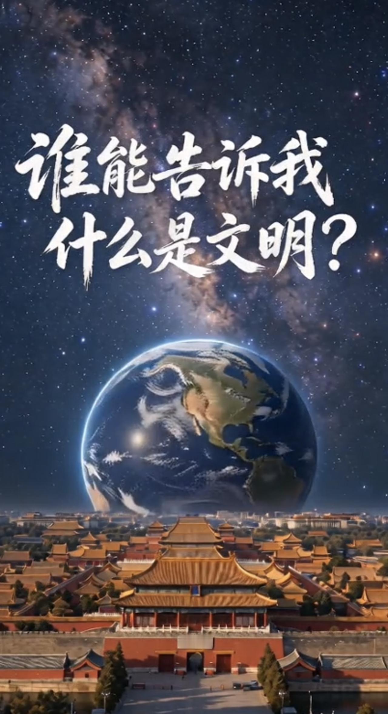 【唯道心语】何为真正的文明

世人常把霸权扩张、强势掠夺当作文明的标杆，这是低维