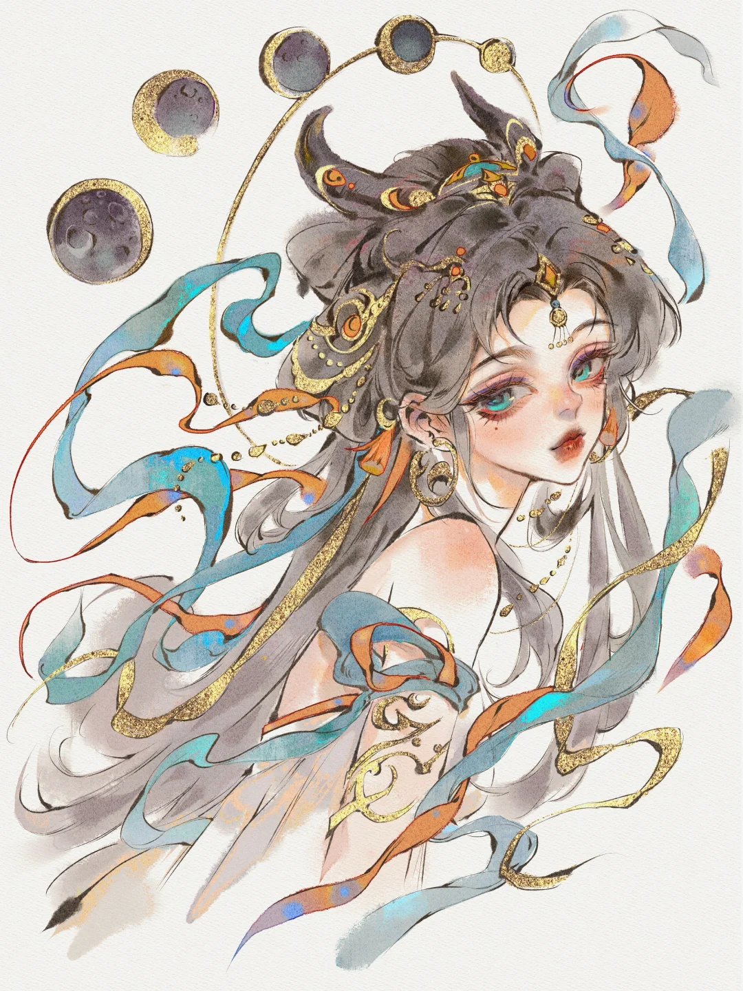 【十二生肖－丑牛】好难选啊！加不加飘带呢？