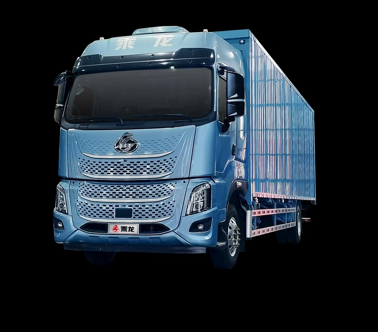 乘龙 H7 Pro 大单桥卡车，采用专属定制的 “龙芯” 动力 ，油耗超低，百公