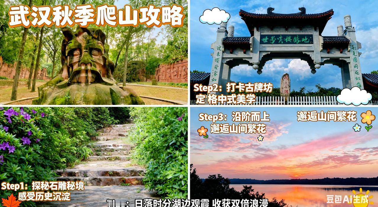 ｜打工人必备治愈系徒步地图，HR快抄作业！
打工人の福音来咯！👏
武汉的秋天简