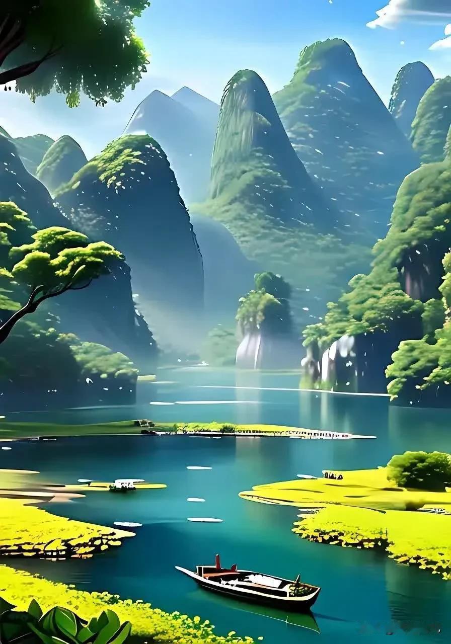 #上联：青山不老年年在，求下联#绿水长流岁岁留