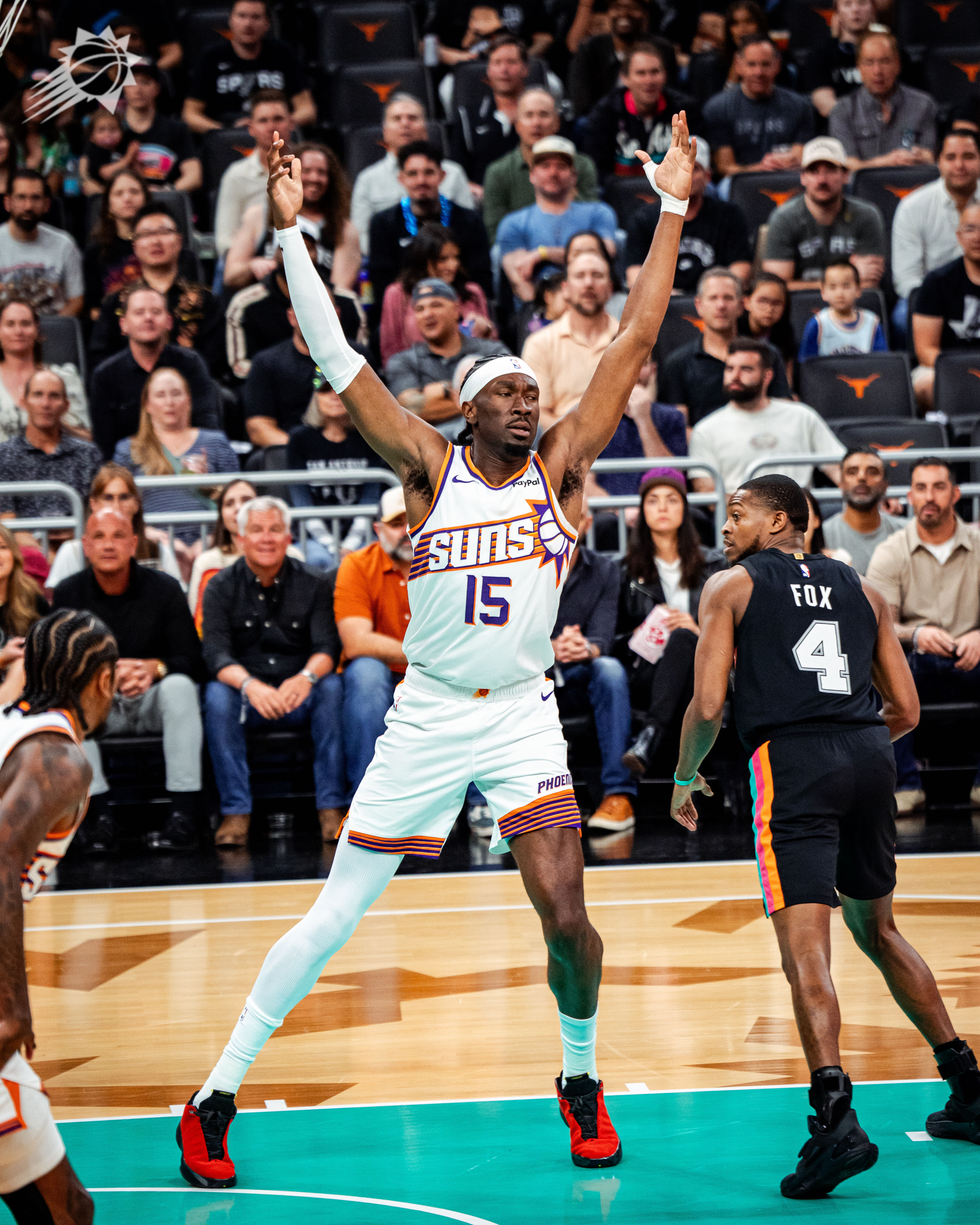 马威目前表现：7分钟拿到4分3板1盖帽 💪菲尼克斯太阳 ｜旭日东升 ｜太阳vs