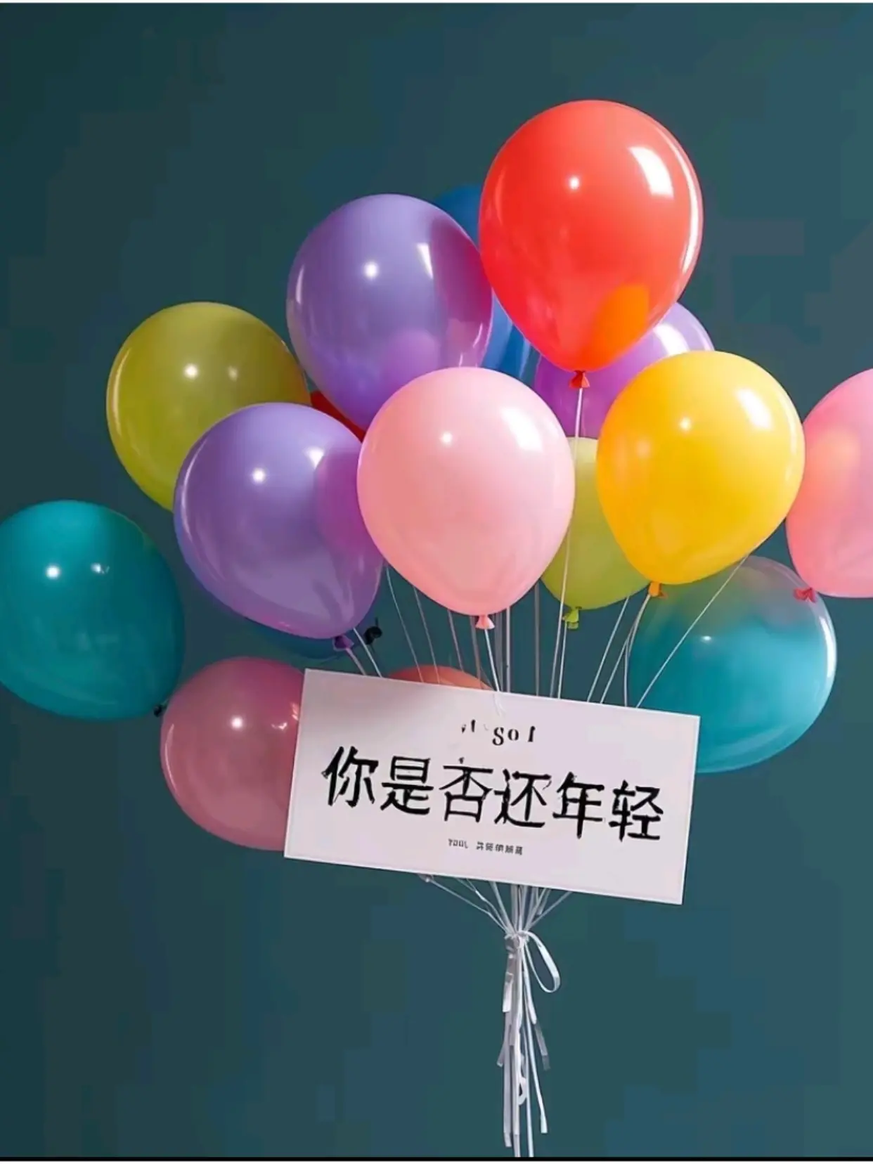 我问自己，你是否还年轻，你的灵魂是否还很纯净