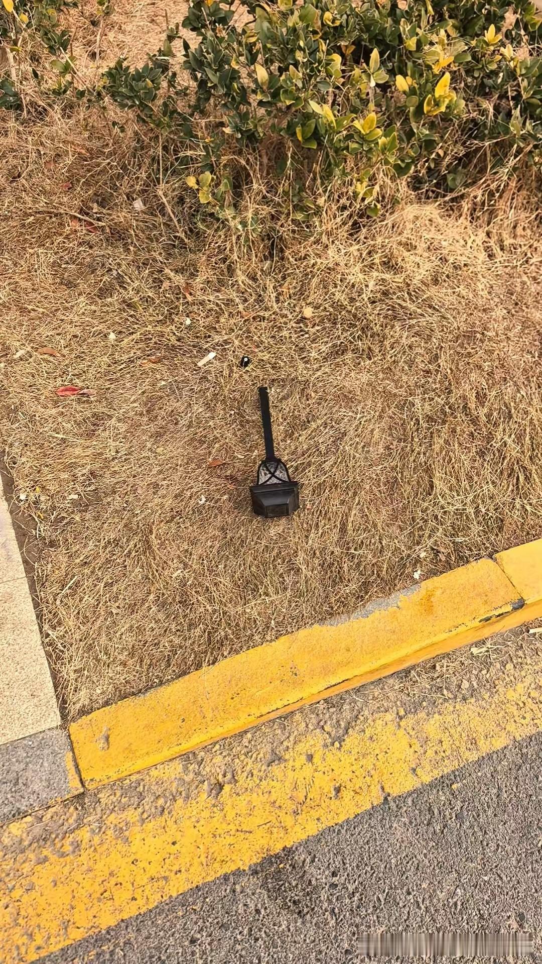 今天是金碧物业走后的第75天。

是谁这么恶劣，把草坪灯踹倒了。草坪灯是我们原来