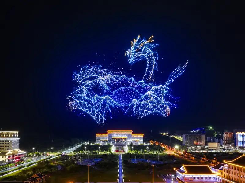 福建宁德无人机大秀虽没有特别悠久的历史背景，但与宁德自身发展紧密相关。宁德是新兴