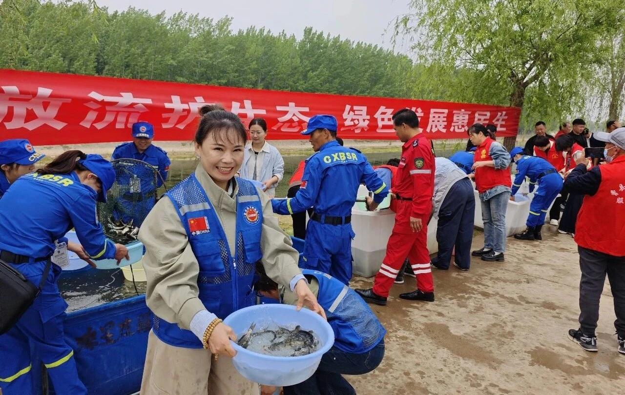 菏泽市暨曹县2026年增殖放流活动举办

4月16日，菏泽市暨曹县2026年水生