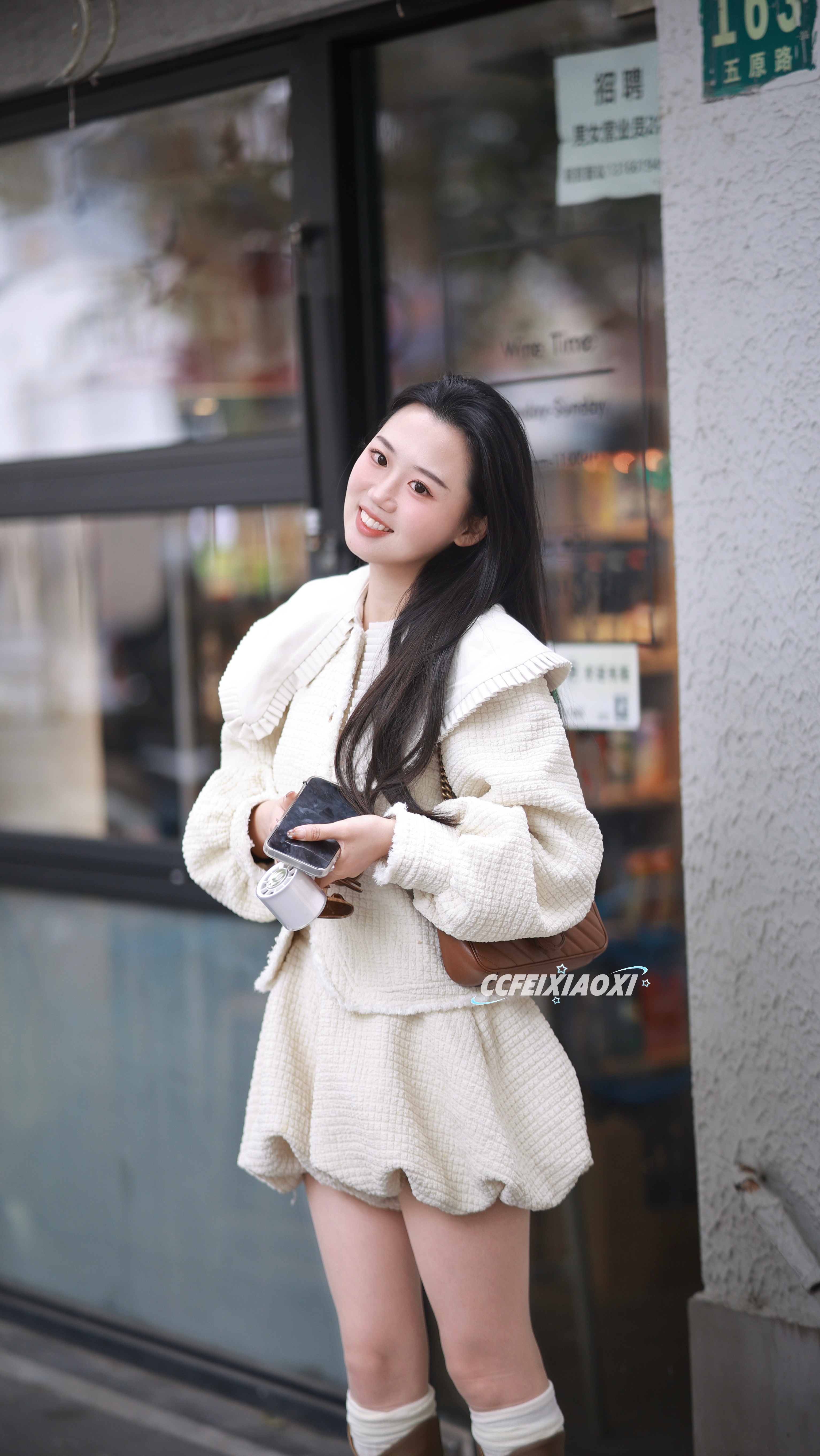 在安福路上🎞️也是拍上站姐视角照了~ 