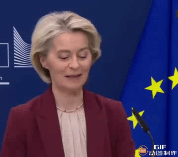 欧盟委员会主席乌尔苏拉·冯德莱恩表示：“昨晚，我们就委员会提出的全面淘汰俄罗斯化
