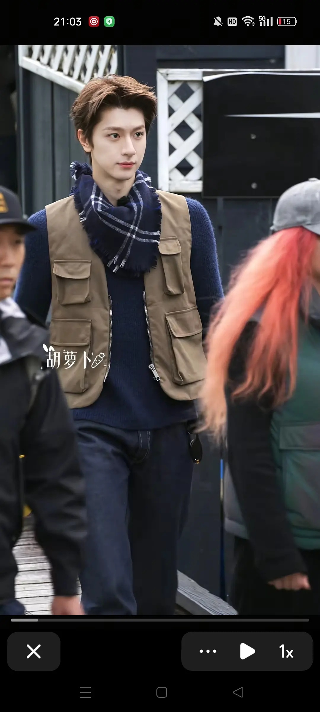 林一这个造型真的让我眼前一亮 