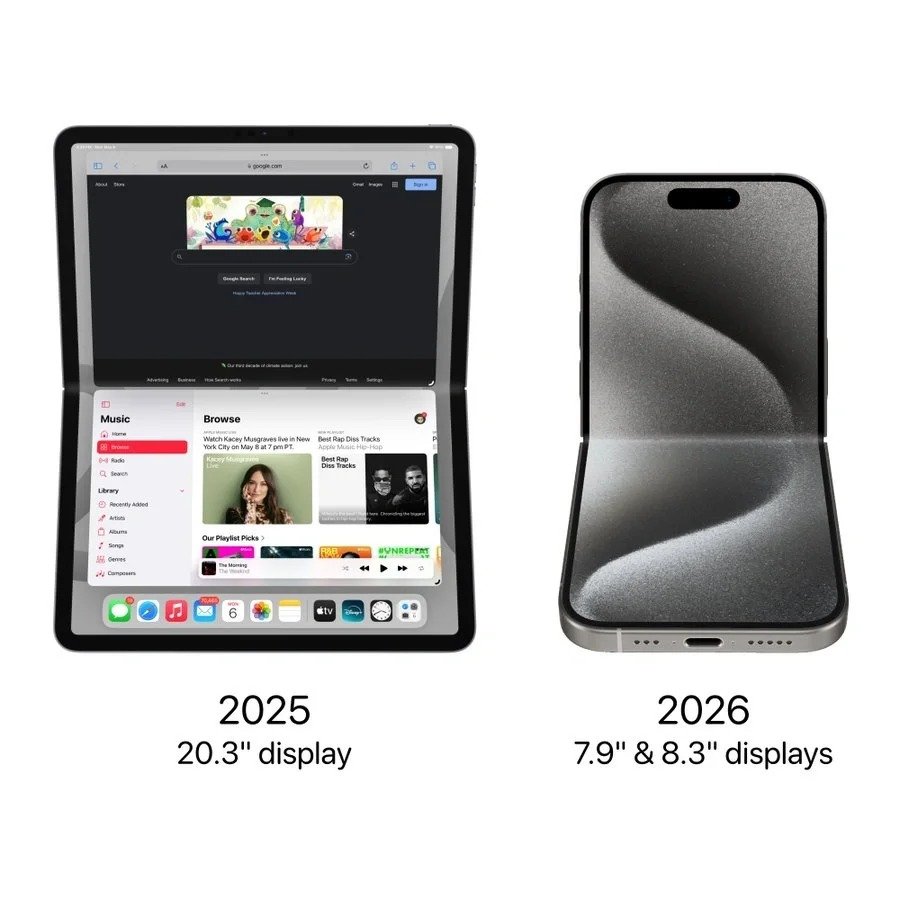#曝小折叠屏iphone已开始研发# iPhone折叠屏真的要来了？也是很期待了