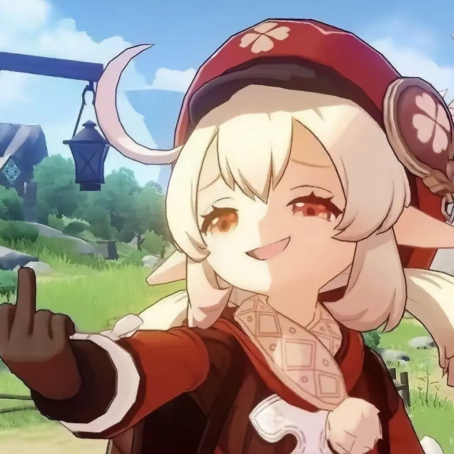 什么？！可莉送你一个中指！