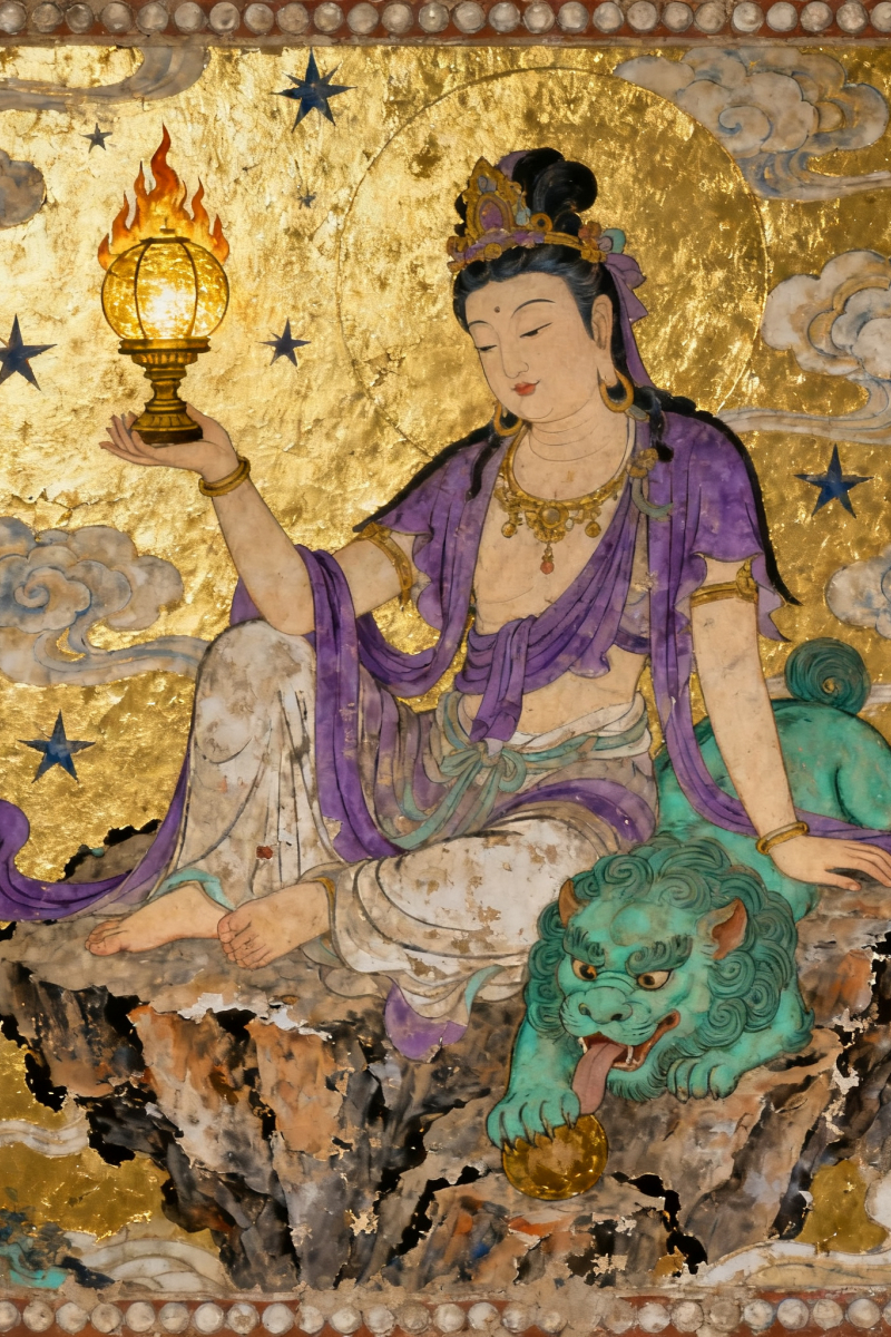 祈文殊菩萨慈悲，助我学识日进。愿博闻强记、融会贯通，深耕领域有收获，探索未知有方
