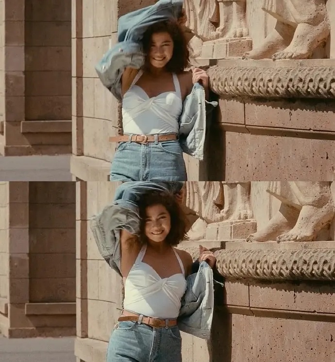 1987 年，拍摄《意乱情迷》的钟楚红，美翻了。 