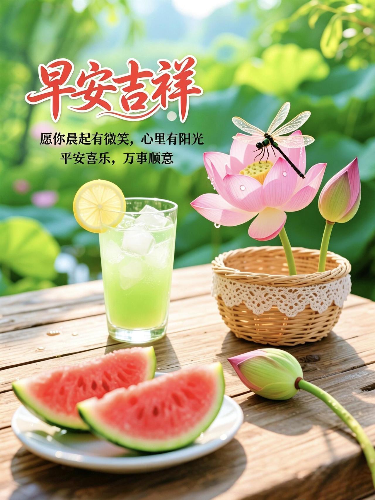 7月21日周二早上好🍉，伏天燥热，愿清风为你抚平内心浮躁，晨光赠予满满元气。新