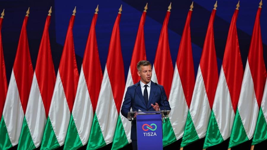 根据俄新社4月13日报道，匈牙利蒂萨党领导人毛焦尔·彼得，在胜选后记者会上明确表