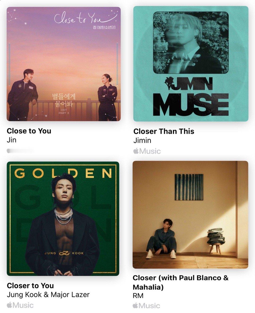 “Close”宇宙启动🐹: Close to You🐥: Closer Th