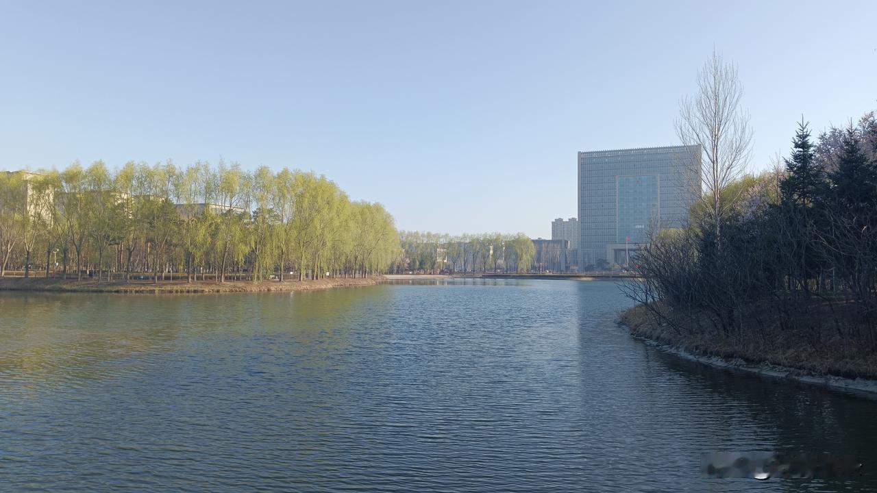 这里是吉林省德惠市。
市政府办公大楼前面的人民公园绿柳成荫，沐德湖碧波荡漾，好一