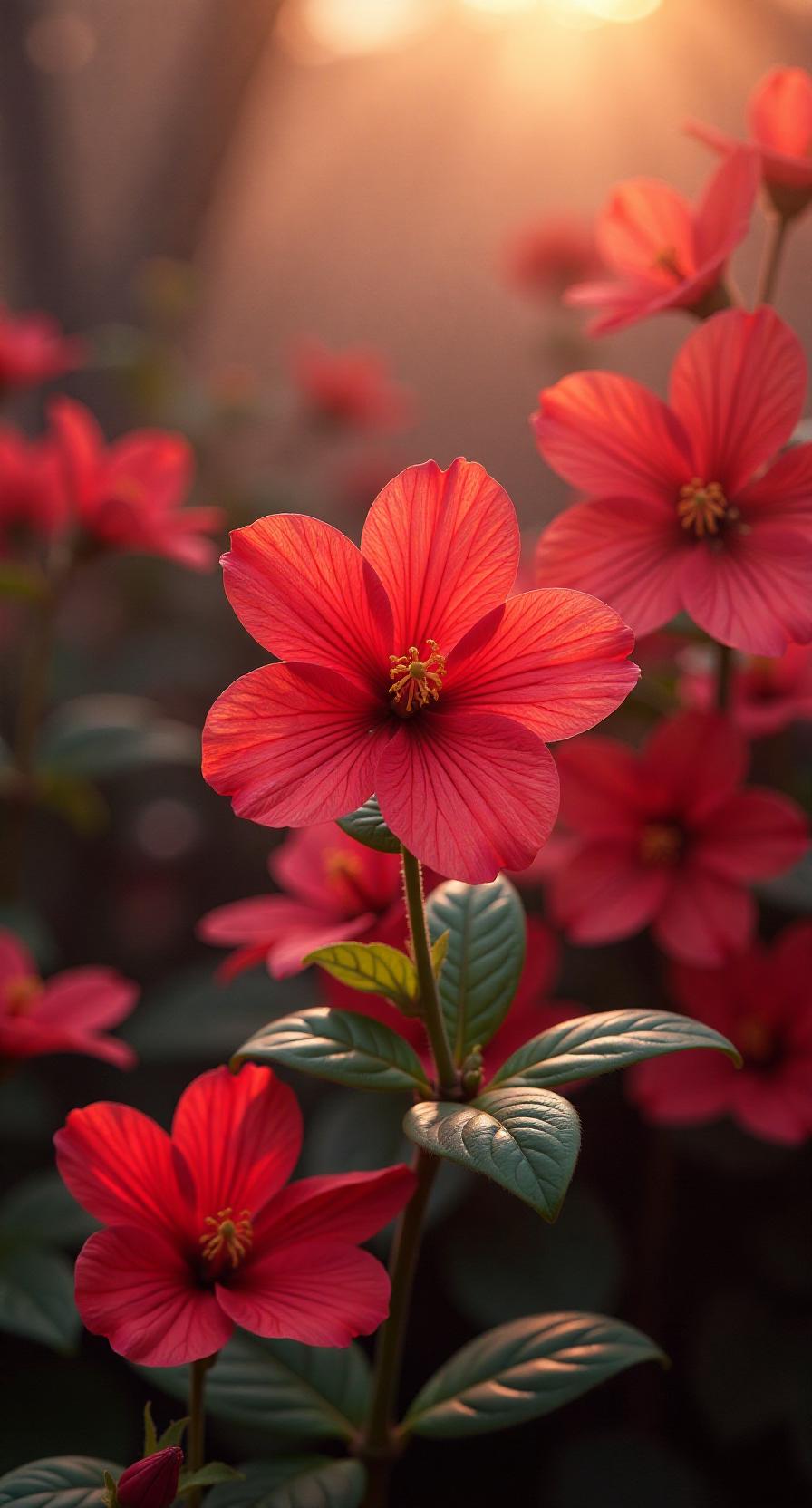 上联是：“绿叶重重美”，描绘了一片层层叠叠、繁茂茂盛的绿叶，给人一种生机勃勃、自