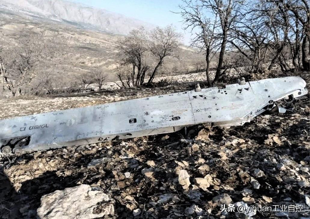 又一架以色列赫尔墨斯-900大型察打无人机永远告别蓝天，它在伊朗西部伊拉姆省锡尔