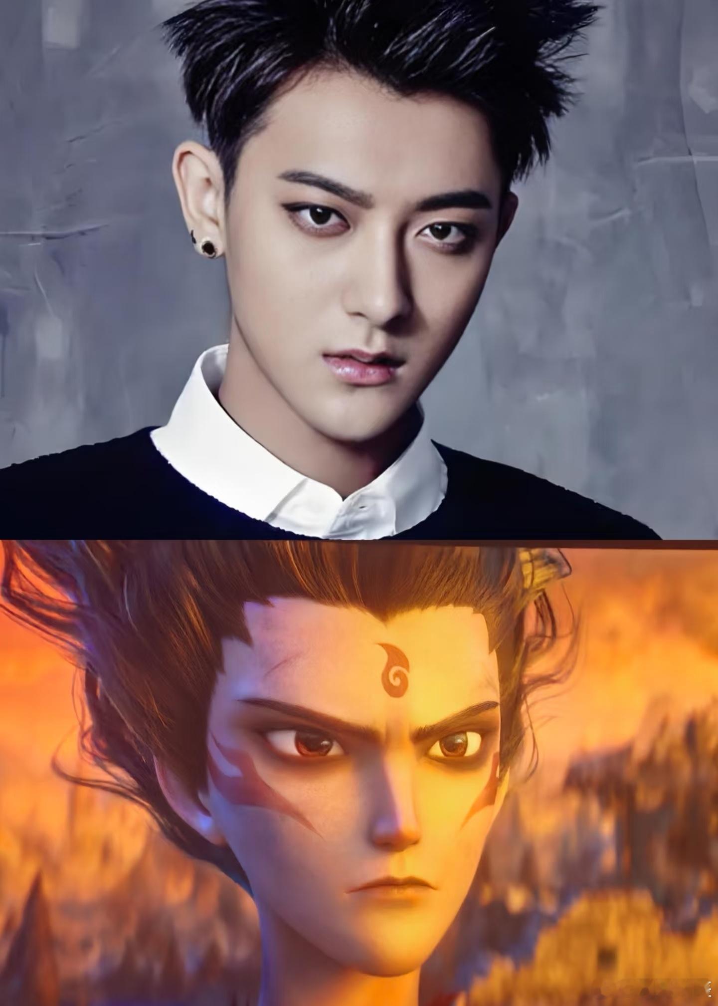 是谁说的哪吒像黄子韬的 你要这么看那确实很像诶，黄子韬这会是不是在家偷着乐呀，都