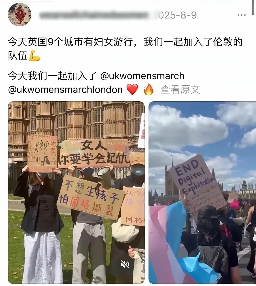 无下限的女权主义者。坚决打击女权主义人人有责，国家再不出手要完了，到时候造成的损