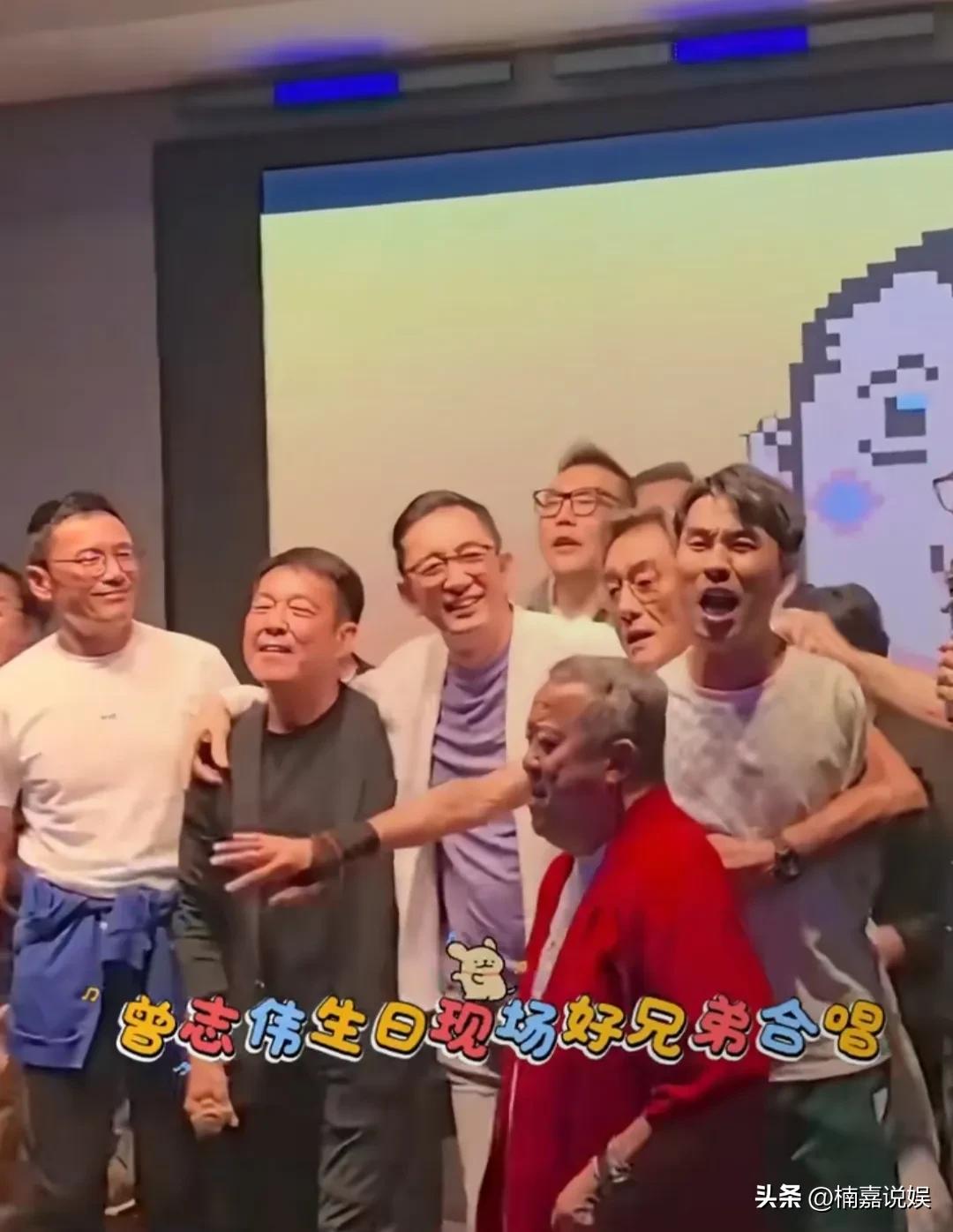 看到这一群人，真的感觉TVB的黄金时代，回不去了，那一群灵魂人物都老了。
曾志伟