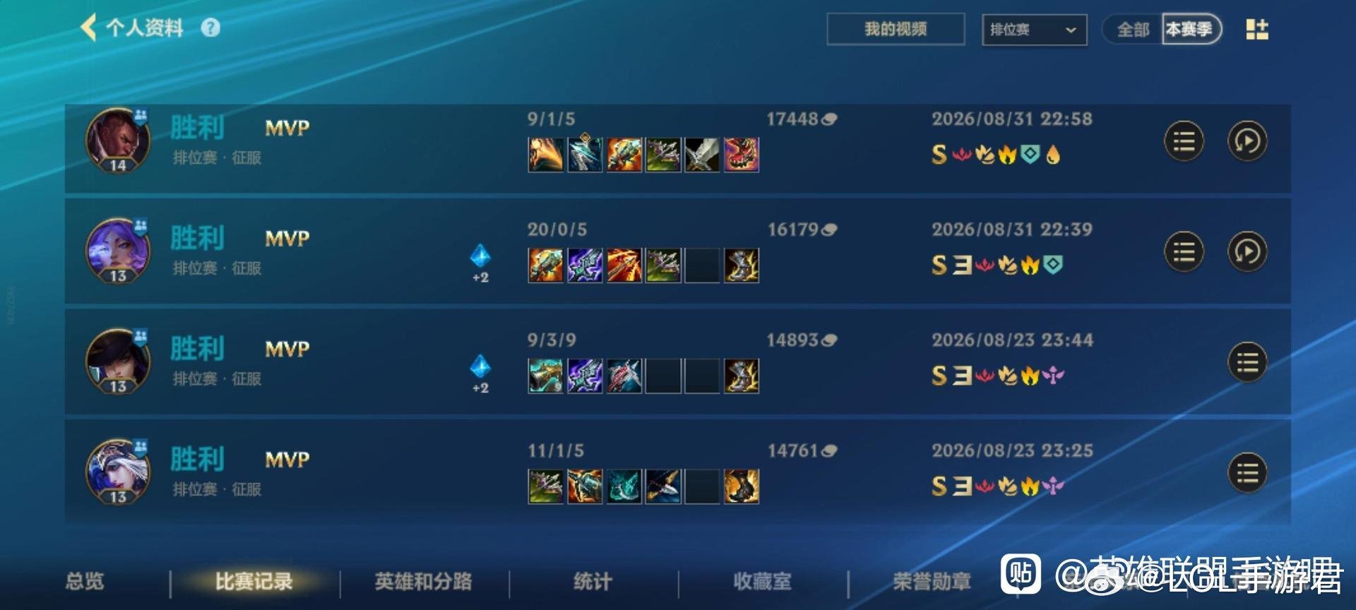 LOL手游共赴盛宴想要赢游戏还是得玩射手 ​​​