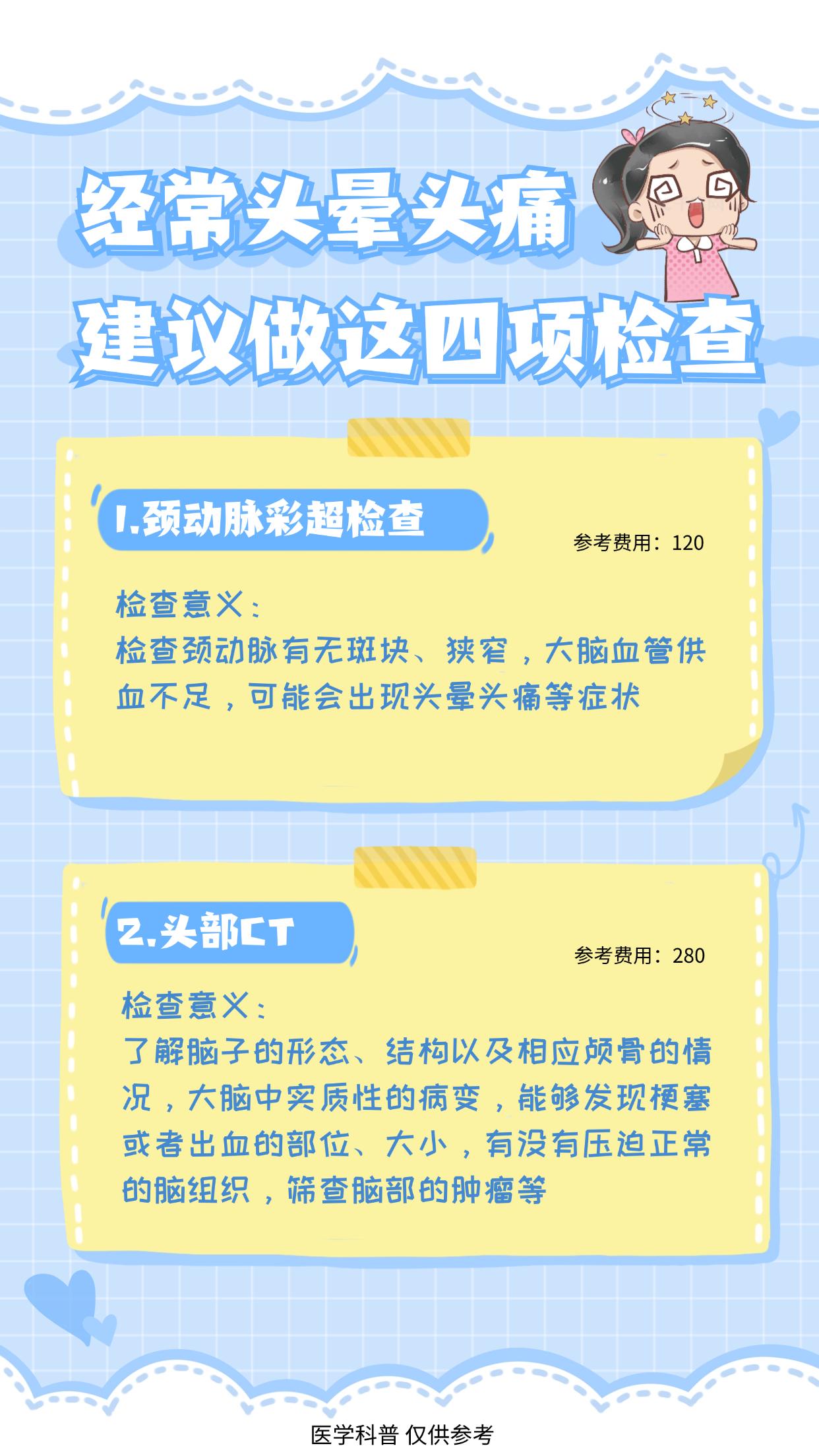 经常头晕头痛，可以做哪些检查？头痛健康科普