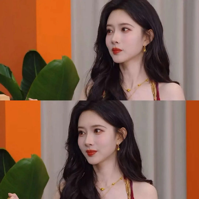 孟子义好六常驻第一次直播状态太好了吧！明艳大美女！ 