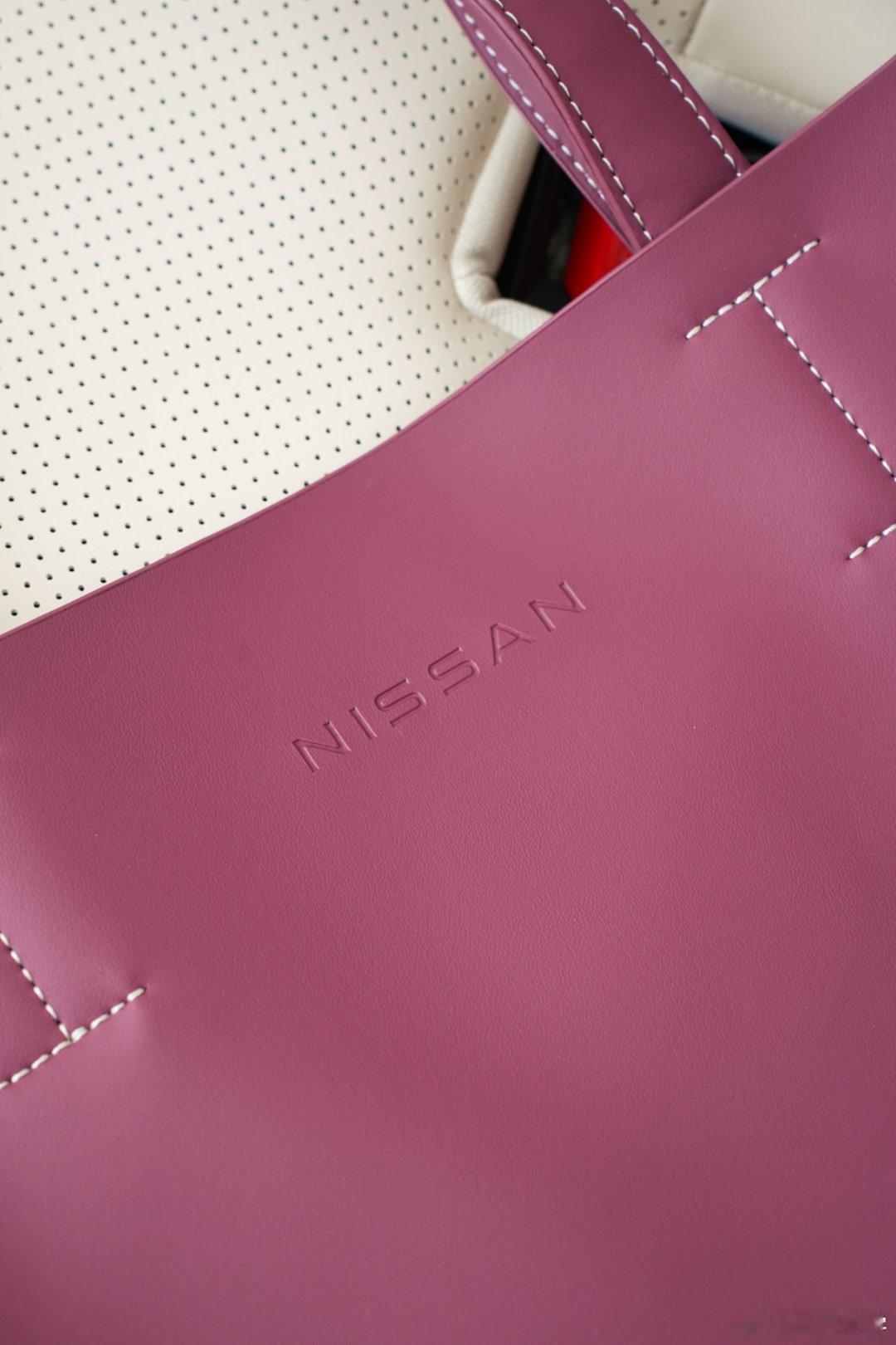 东风日产高定限量款鸿运托特包好看又能装 蓝盈莹开N6红运当头新年开大紫大红大N6