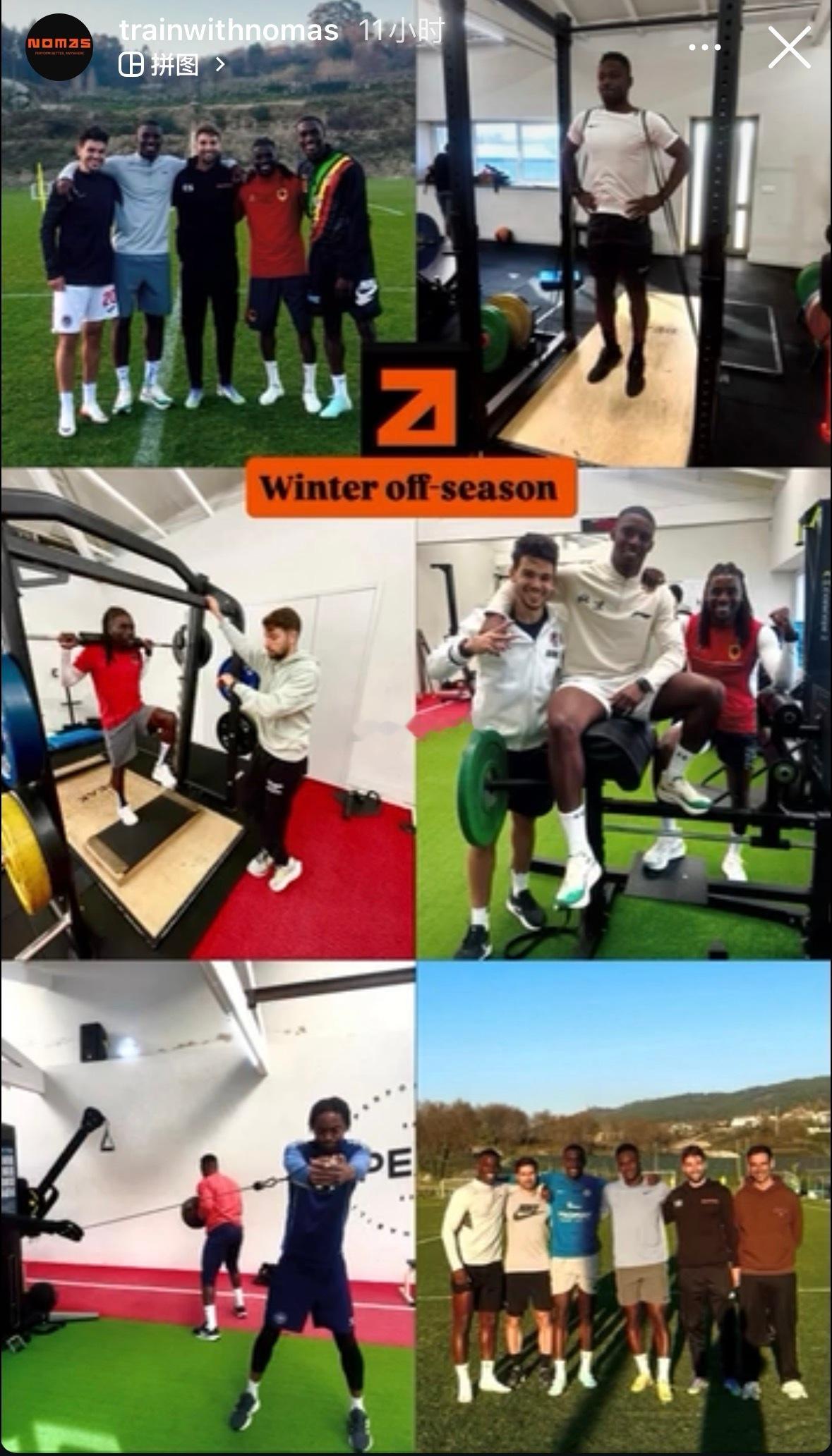 北京国安北京国安 训练机构NOMAS晒出了法比奥训练组图。 