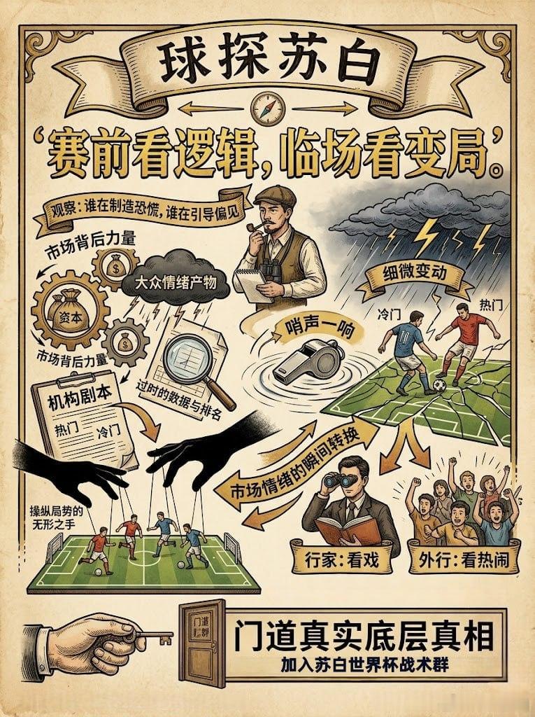 世界杯 看比赛，看的从来不是运动员的脚法，而是资本在背后的博弈。很多人喜欢盯着排