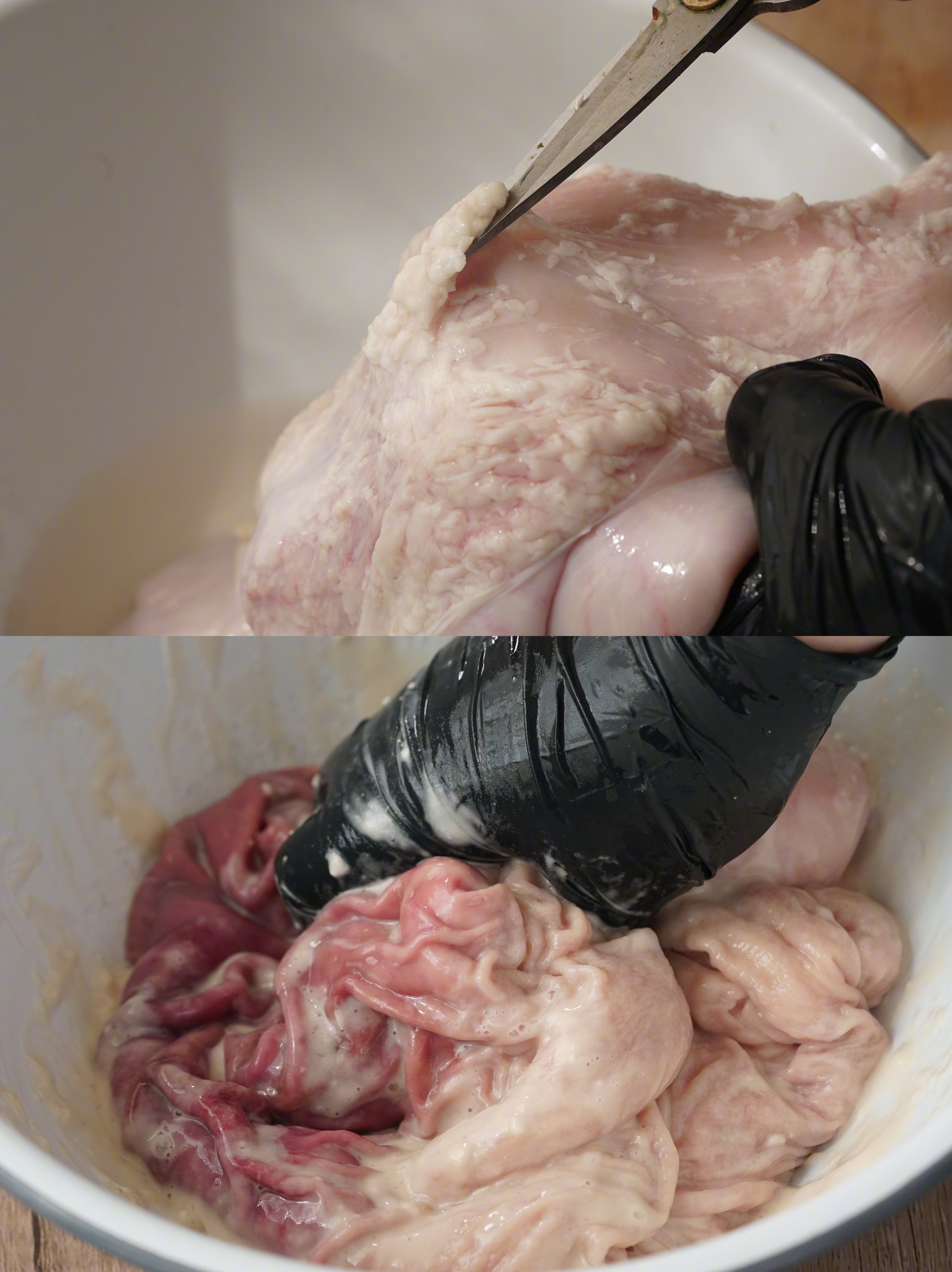 【家庭版猪肚鸡】这汤单单处理食材就能劝退90%的人，但架不住太鲜了，我每年冬天必