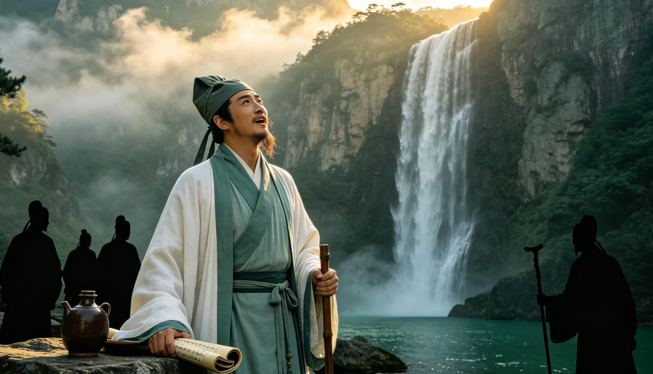 了解李白的人都知道，求仙和寻访名山，是李白非常重要的兴趣爱好，不过这俩爱好说是两
