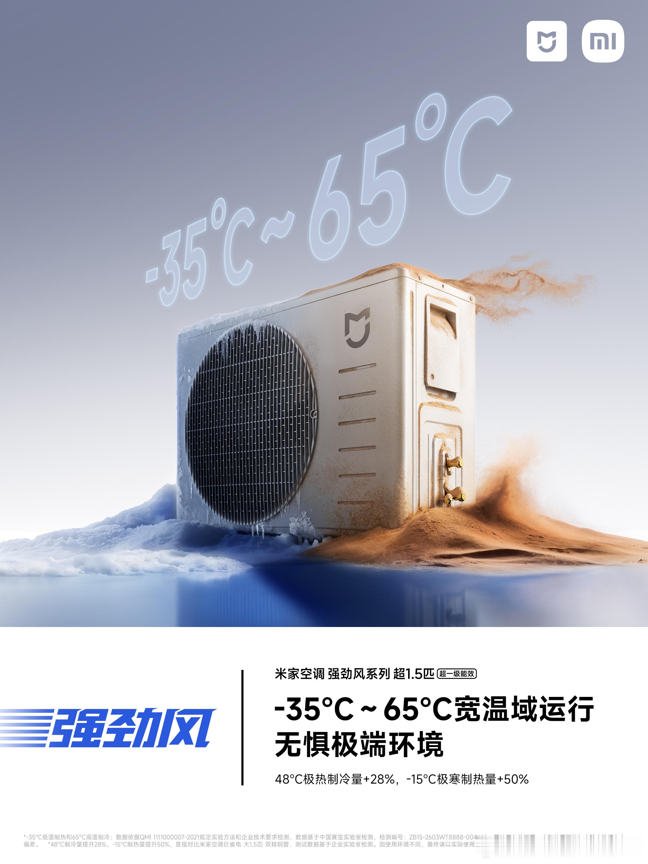 夏天要买新空调的可以看看米家空调强劲风 Pro超1.5匹超一级能效3000元档最