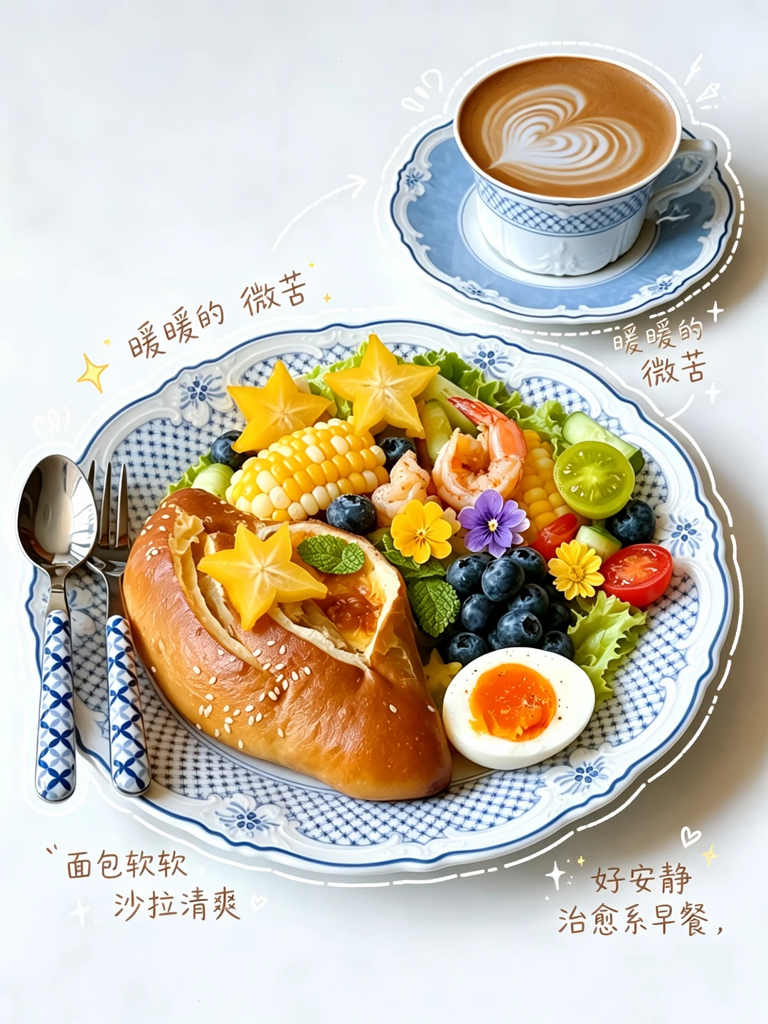 今日份早餐元气up～