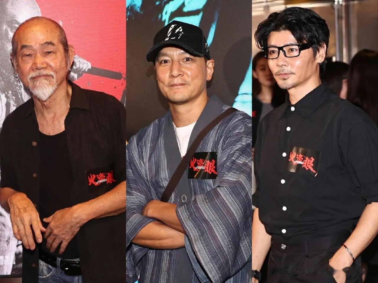 这三位男明星都是演技派的人，估计多数人只会认出中间的吴彦祖和右边的张晋，很少有人