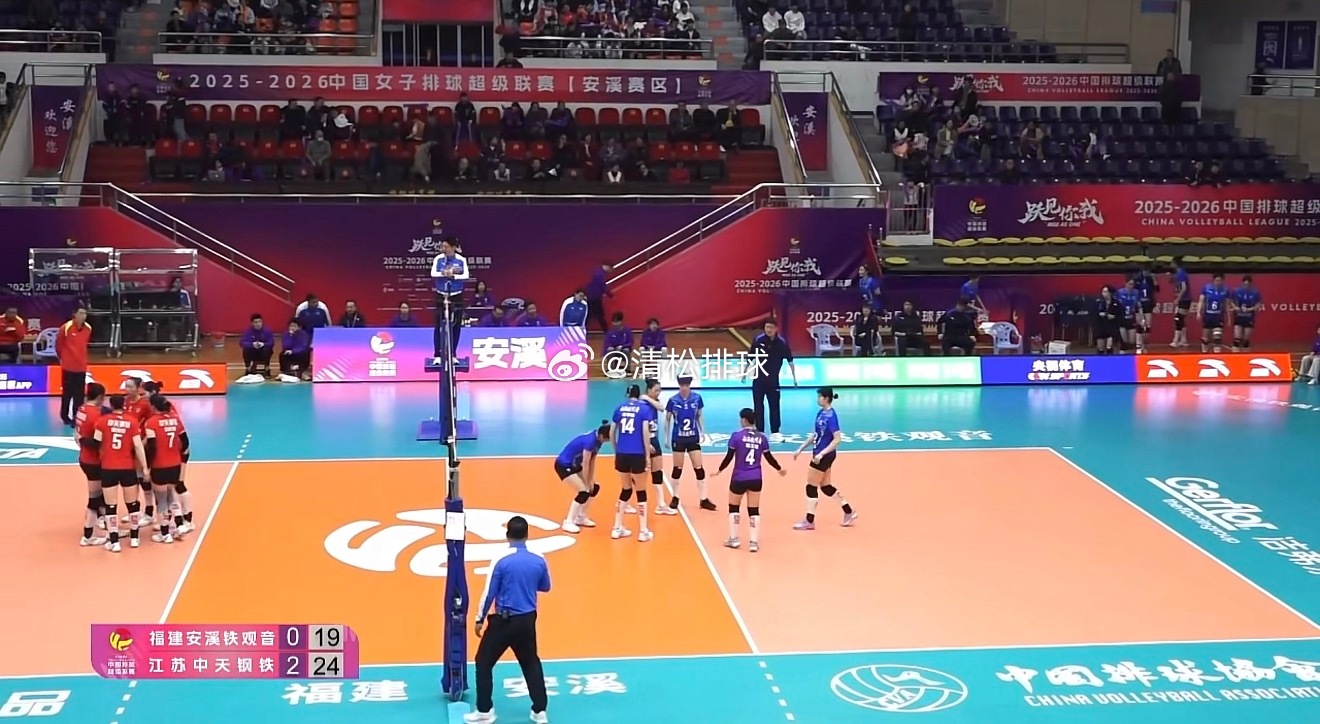 【江苏女排客胜福建获季后赛三连胜】2025-2026中国女排超级联赛季后赛D组第