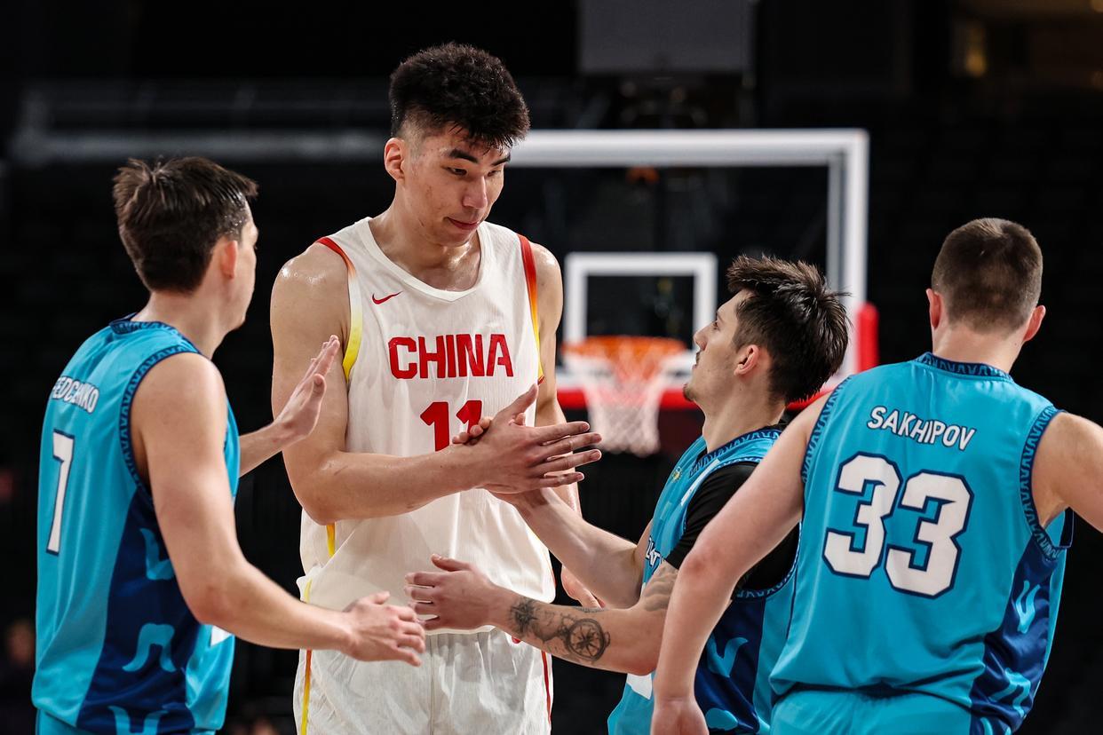 中国男篮亚运会开门红！狂胜中亚劲旅哈萨克斯坦男篮！对于中国男篮来说亚运会底线就是