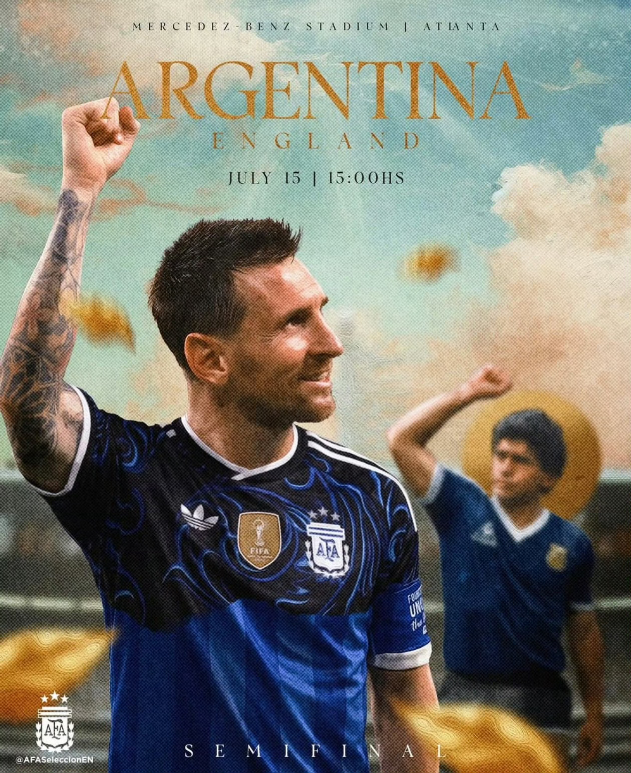 7.16凌晨3:00见🇦🇷🇦🇷🇦🇷英格兰vs阿根廷 👊🏻✊🏻?