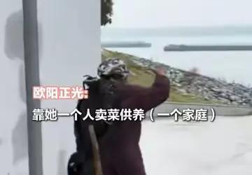 轮渡开走又返回接上

举手之劳本平常，
小小善举荡春光。
一家生活一肩挑，
卖菜